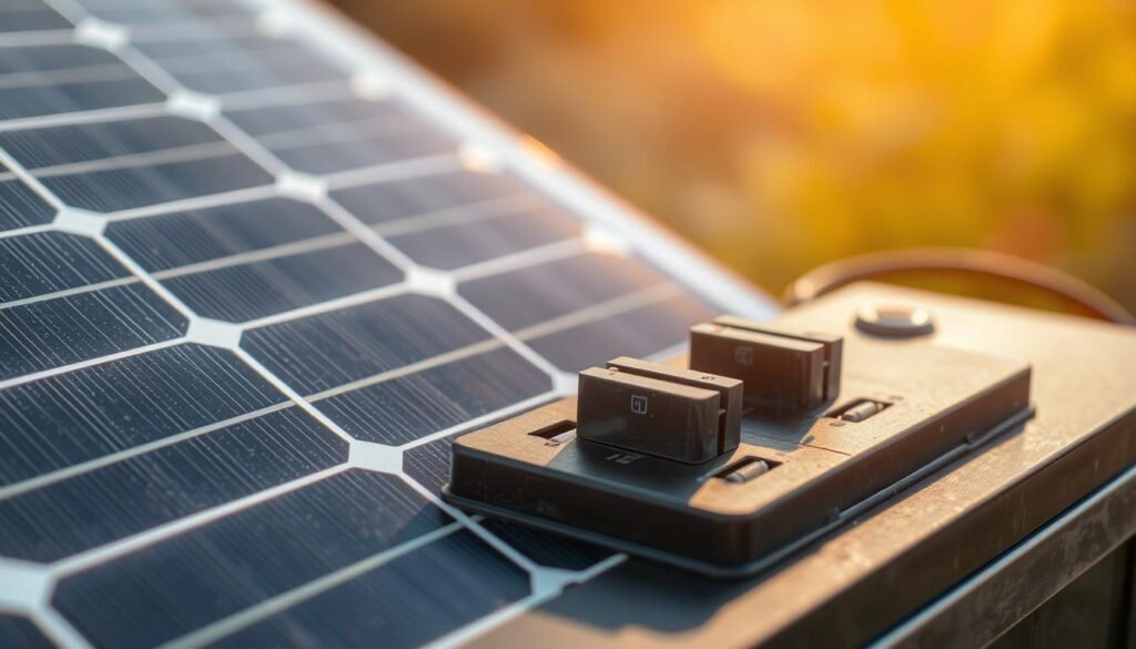 comment brancher un panneau solaire sur une batterie