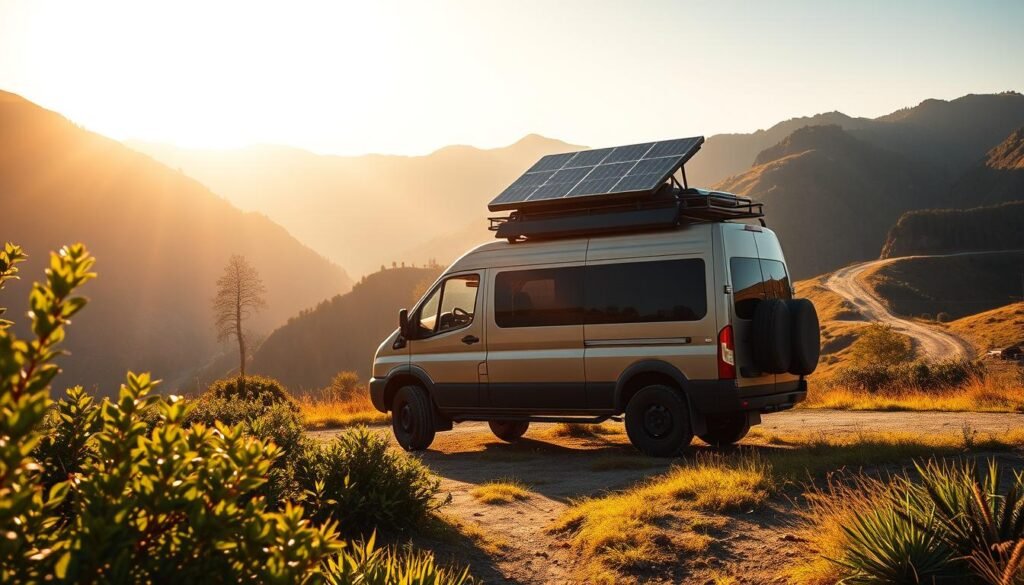 panneau solaire van